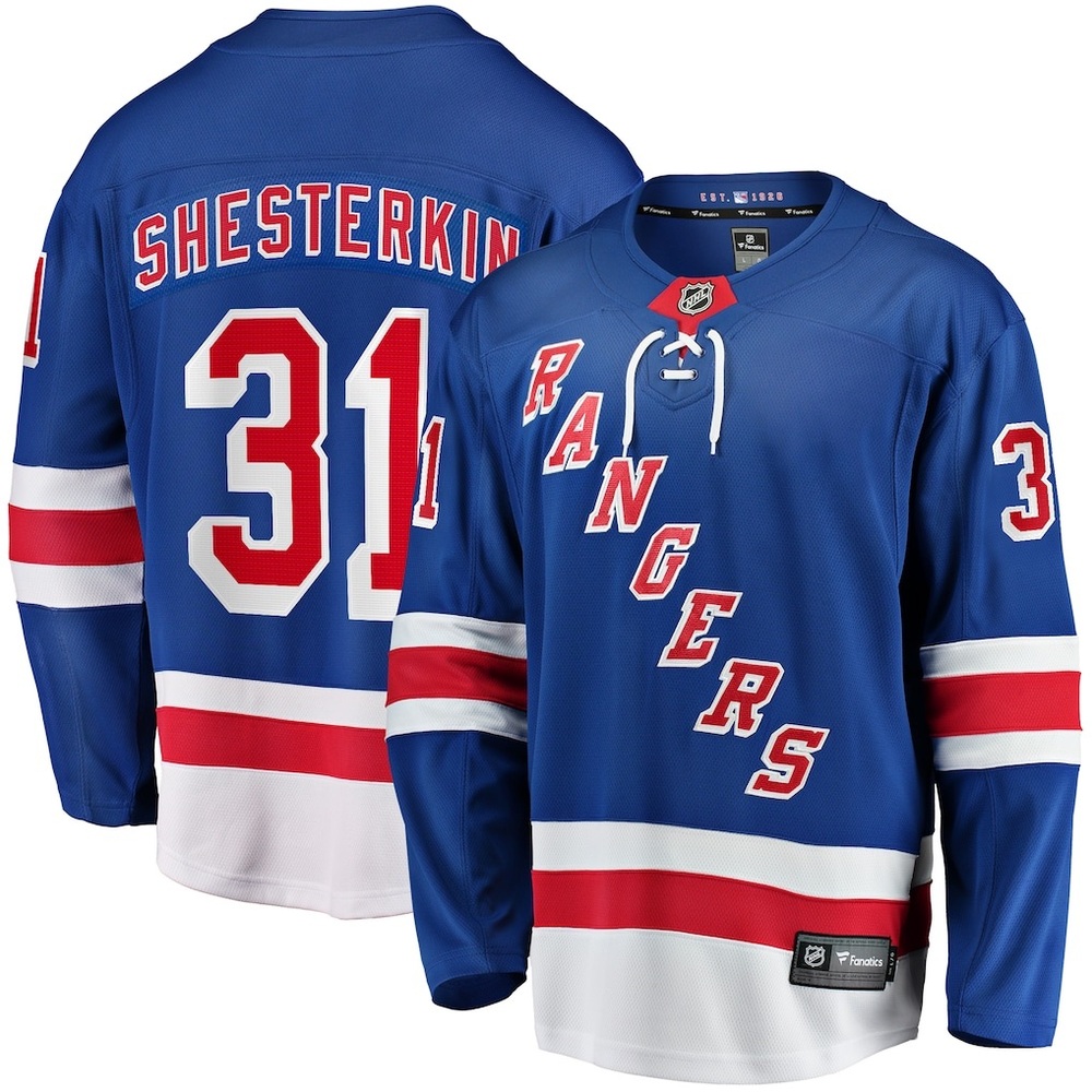 NWT New York Rangers Igor Shesterkin Fanatics Jersey